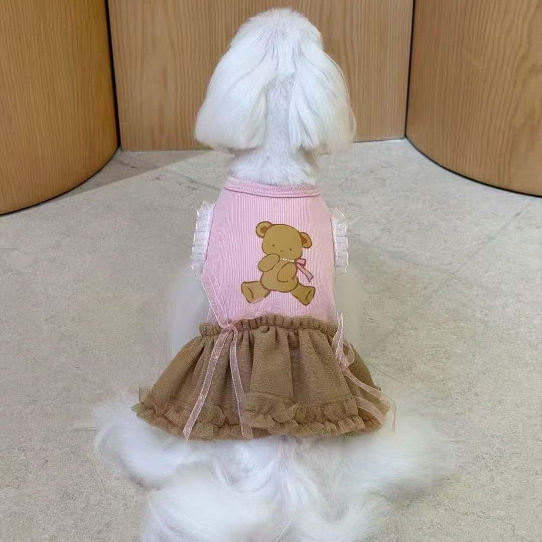 Pink Teddy Bear Dress
