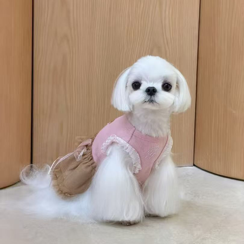 Pink Teddy Bear Dress