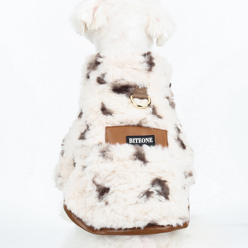 Reindeer Woodland Faux Fur Coat