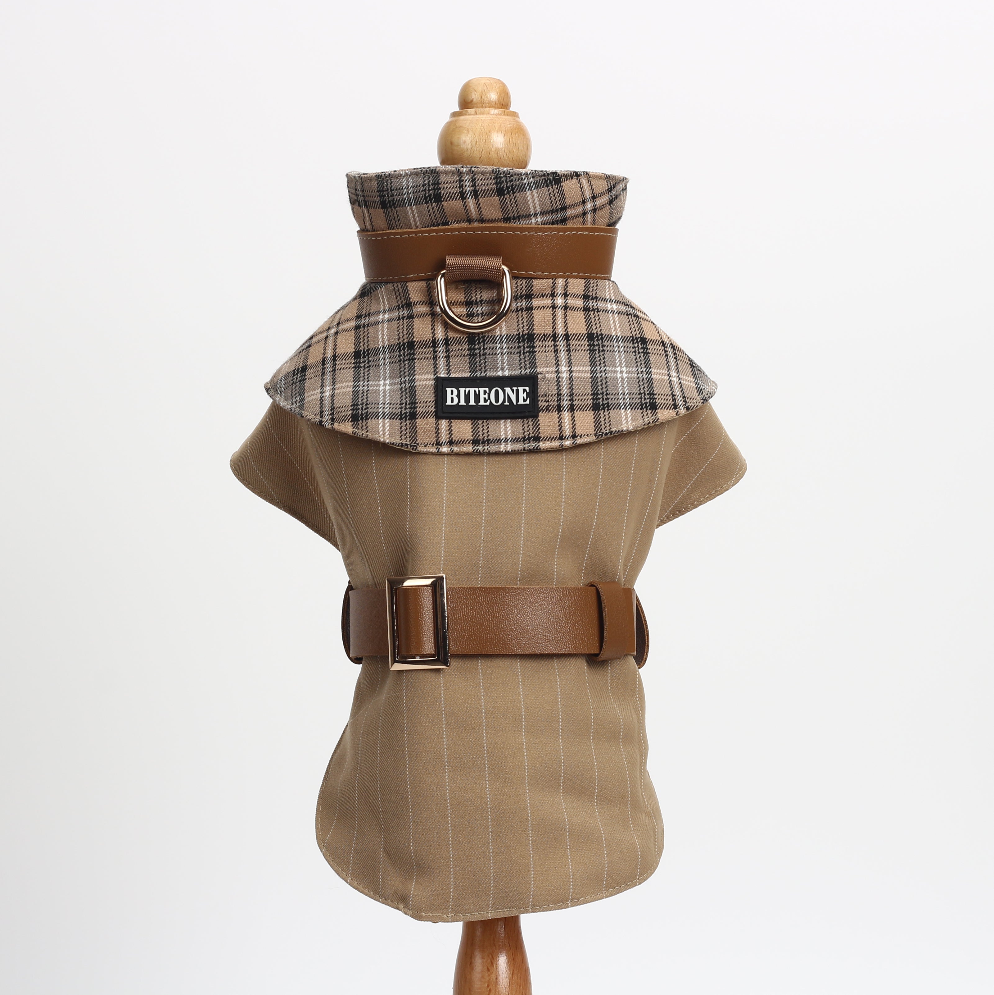 Dream of Baker Street Trench Coat (Leash-Attachable Pet Windbreaker）