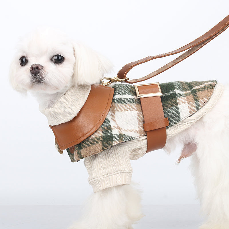 City Hunter Plaid Wool Coat