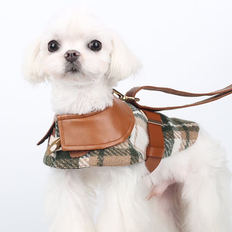 City Hunter Wool Coat (Leash-Attachable)