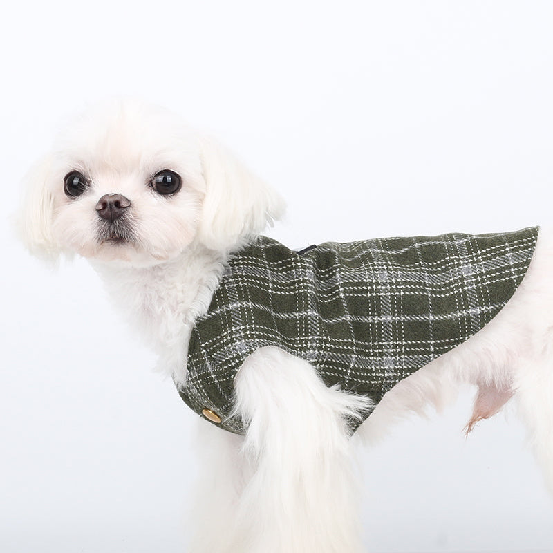 Greenwich Academy Plaid Wool Vest