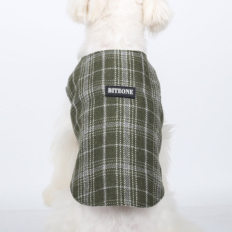 Greenwich Academy Plaid Wool Vest