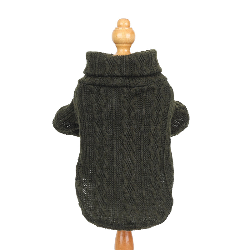 Deep Sea Moss Turtleneck Sweater