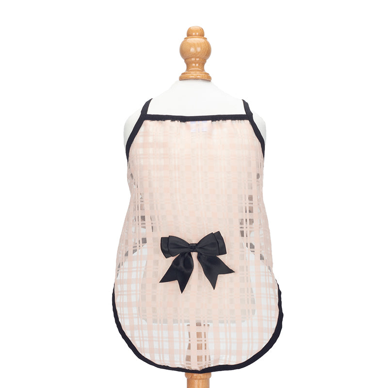 Ultra-thin Black Pink Bow Tank Top