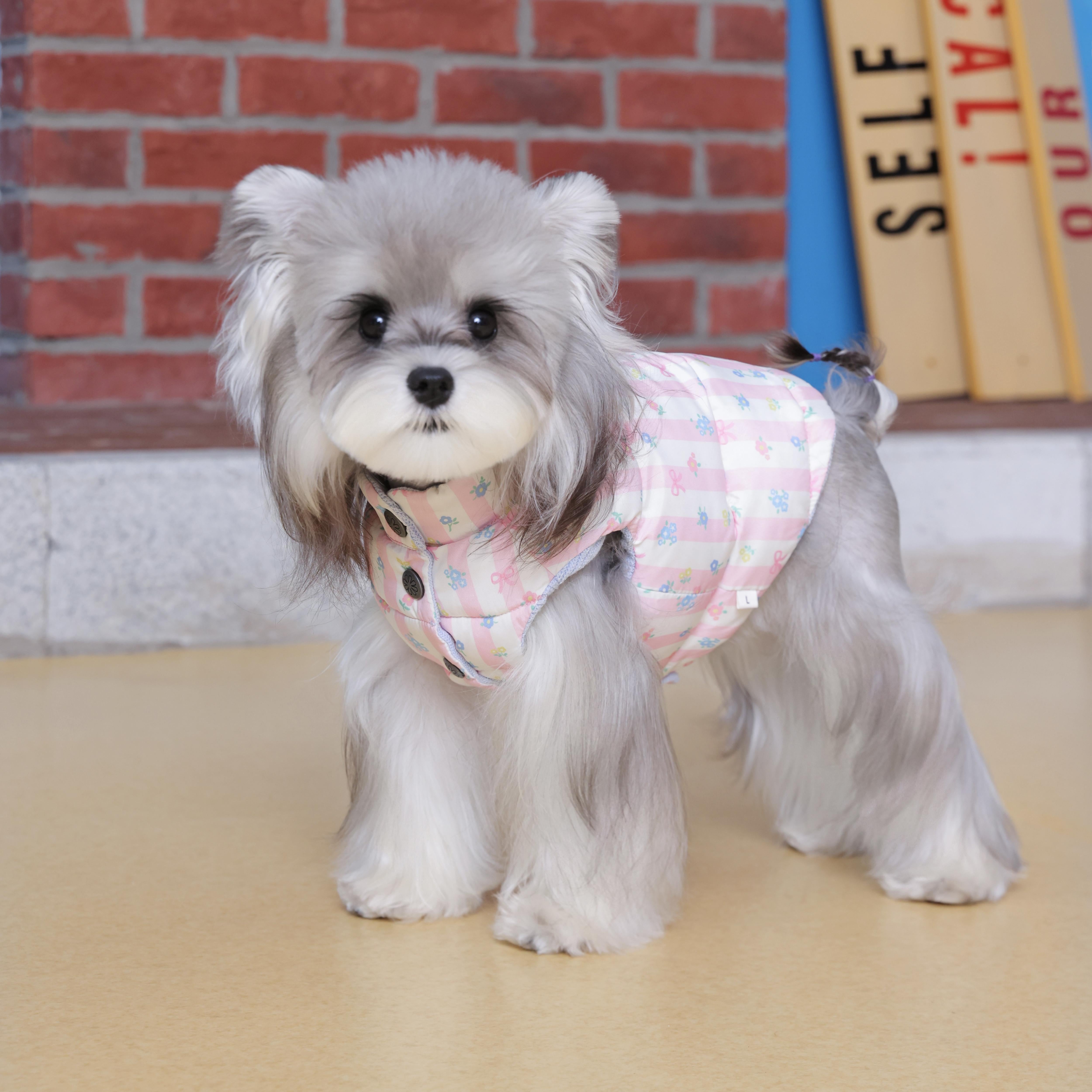 Blue Knitted Reversible Puffer Jacket