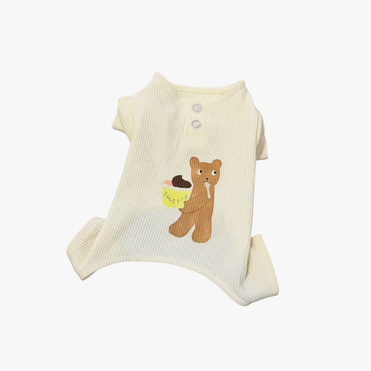 Butter Bear Waffle Onesie