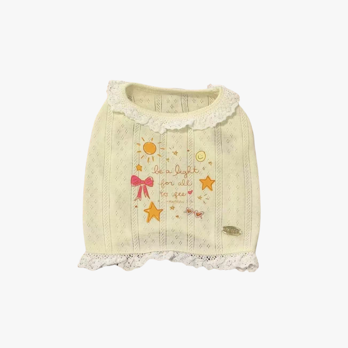 Sunshine Lace Tank Top