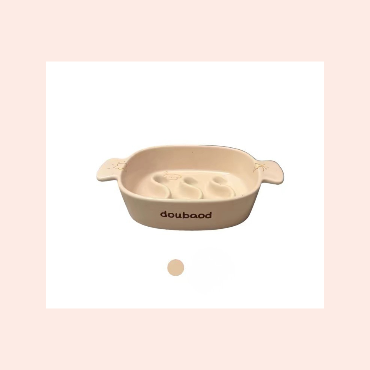 Ceramic Slow Feeder Bowl