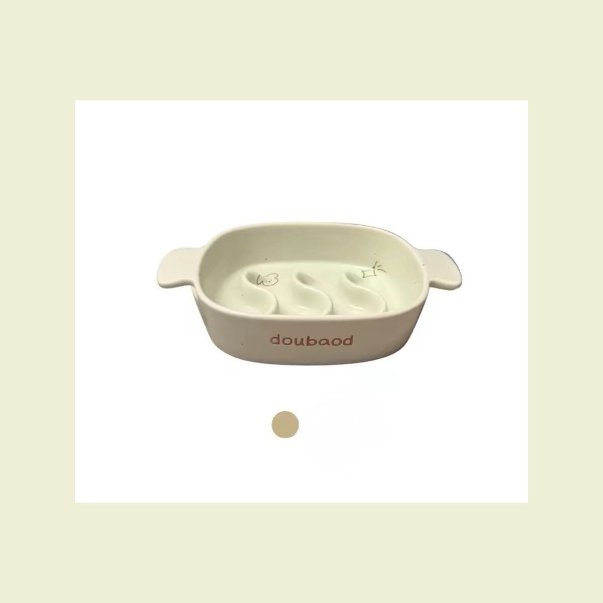 Ceramic Slow Feeder Bowl
