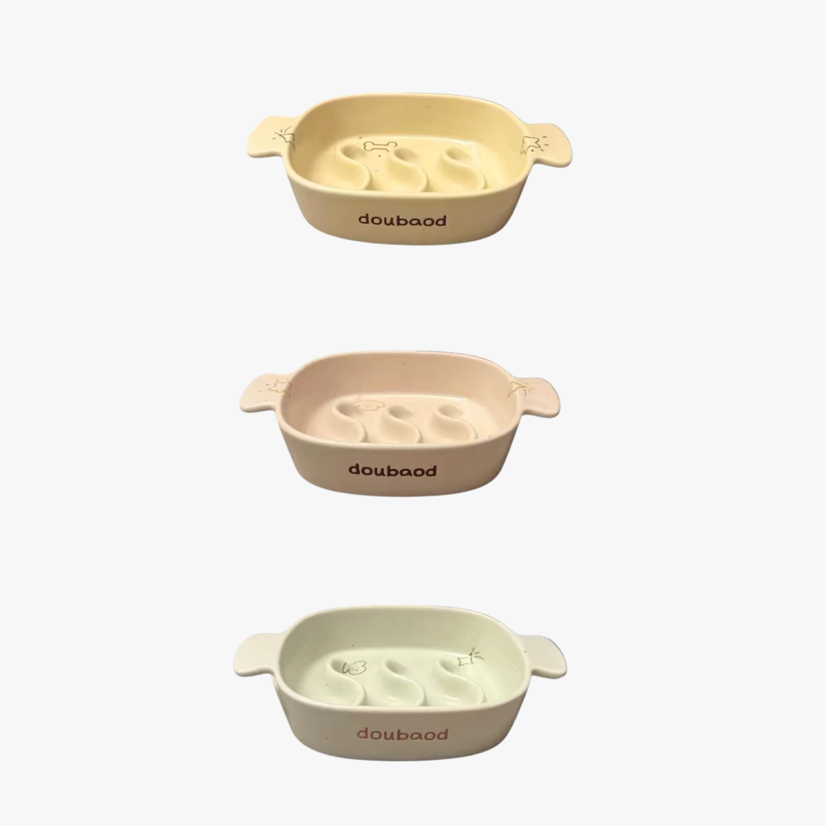 Ceramic Slow Feeder Bowl