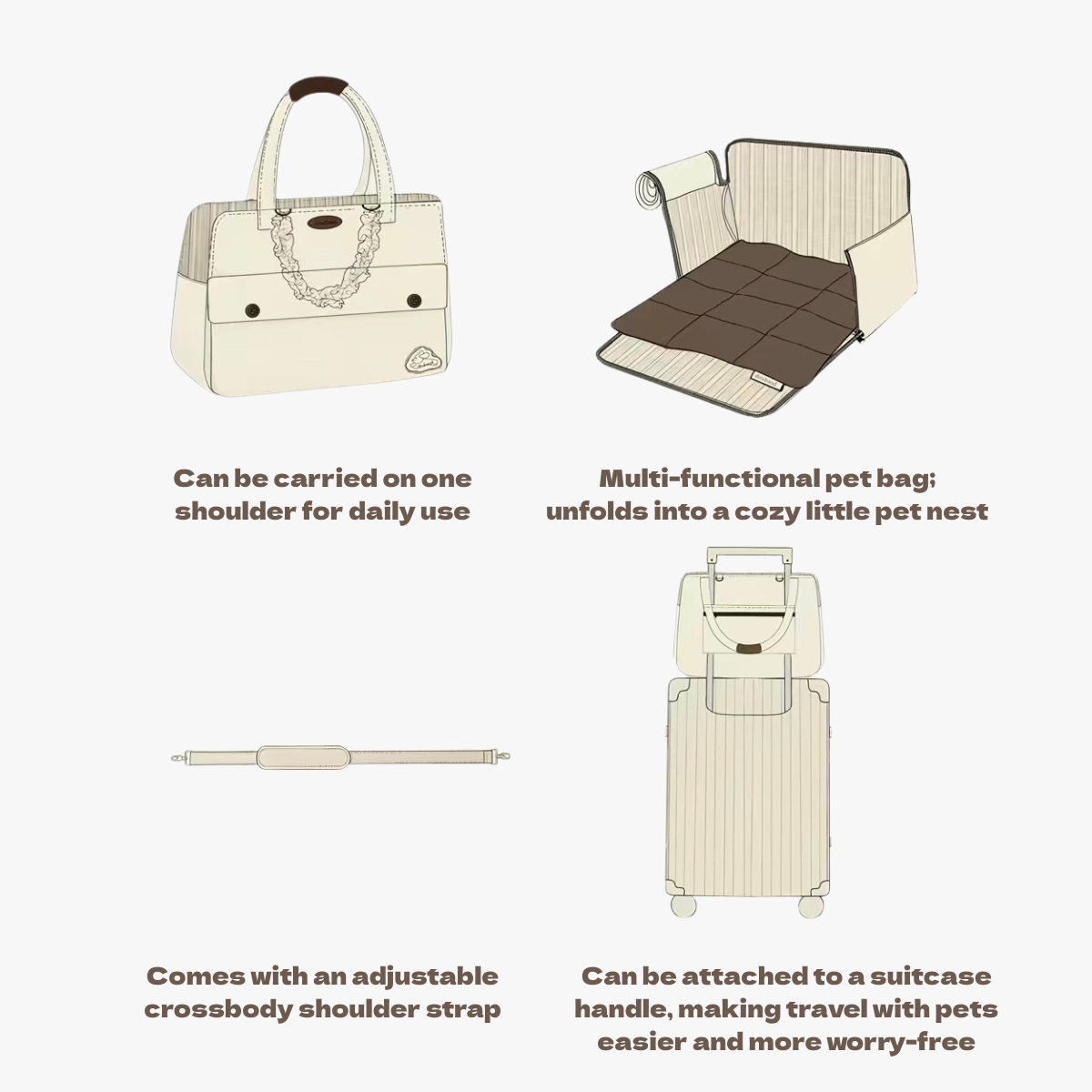 Pet Carrier & Travel Bed
