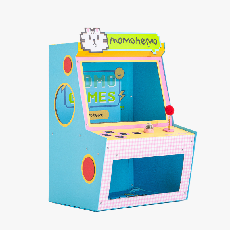 Gaming Console Cat House with Scratching Board